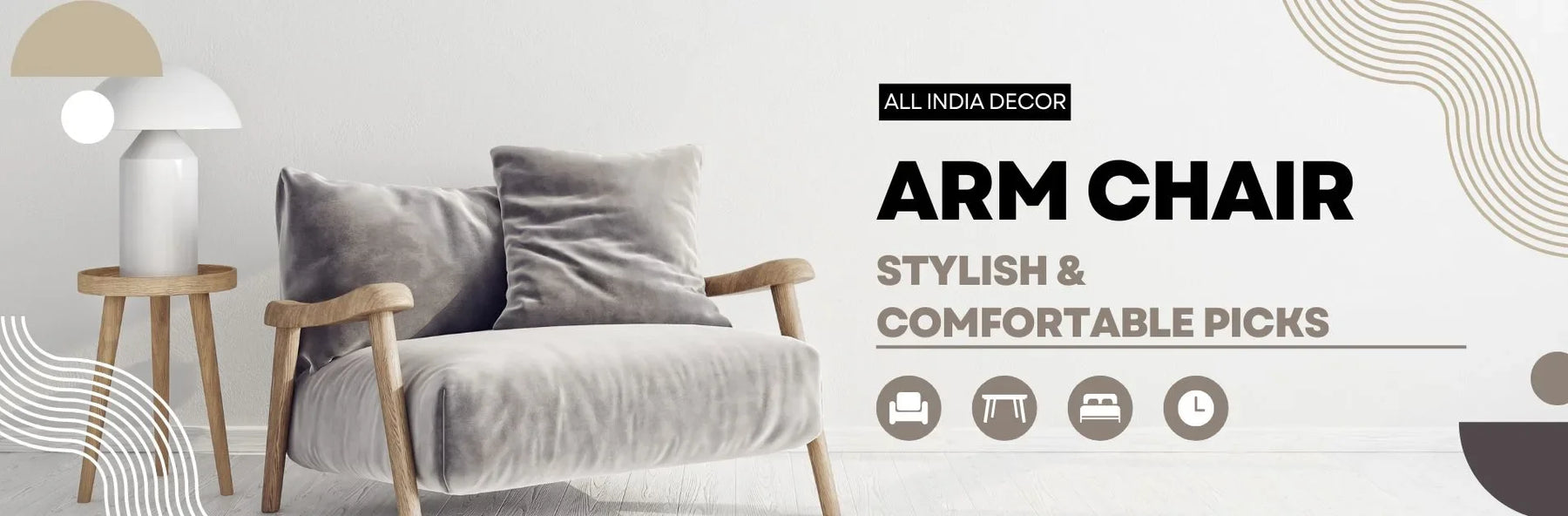 Buy Arm chair Online in India  | All India Decor