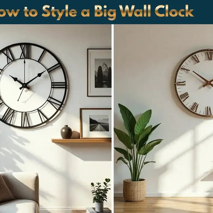 How To Style a Big Wall Clock - All India Decor