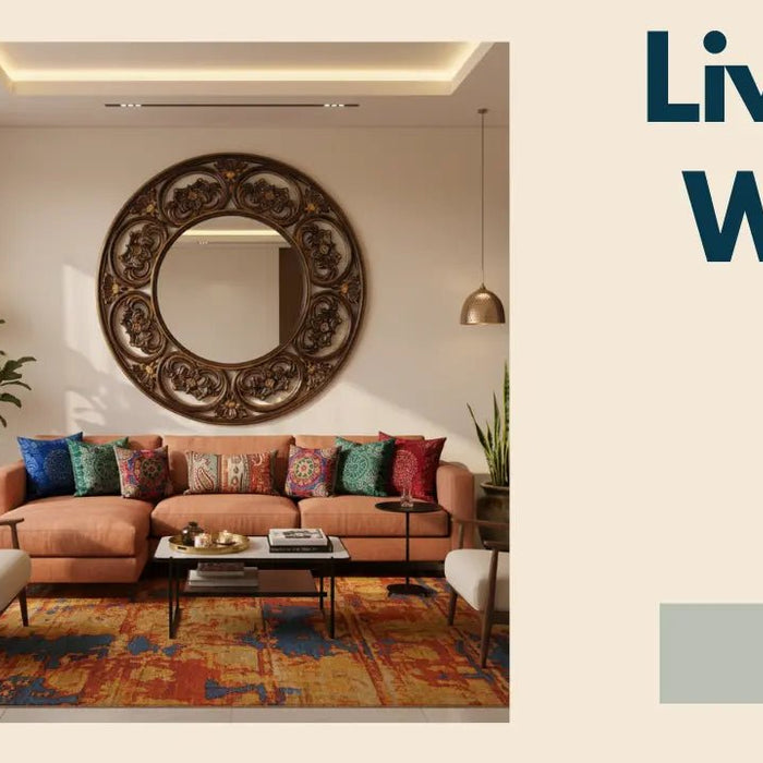 Wall Decor Ideas for Living Room in Indian Homes - All India Decor