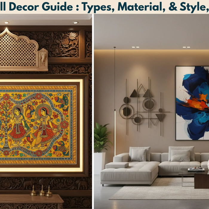 What is Wall Decor: The Definitive Guide to Types, Materials, and Styles - All India Decor