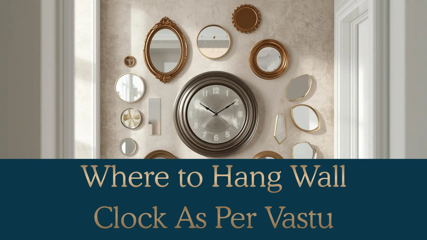 Wall clock placement tips according to vastu
