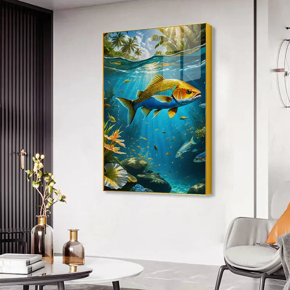 Stunning Fish Acrylic Wall Paintings & Arts - All India Decor