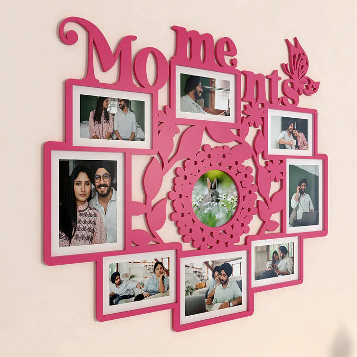 Moments Pink Hanging Photo Frame