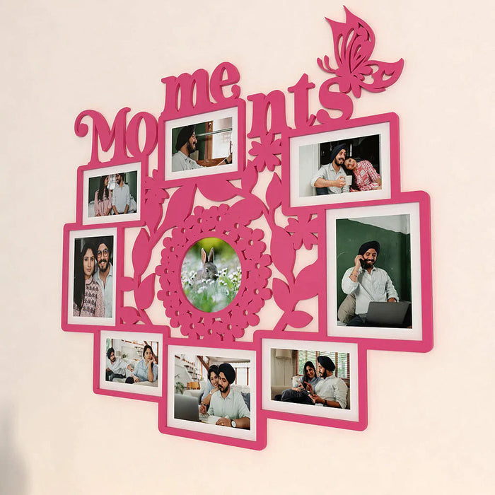 Moments Pink Hanging Photo Frame