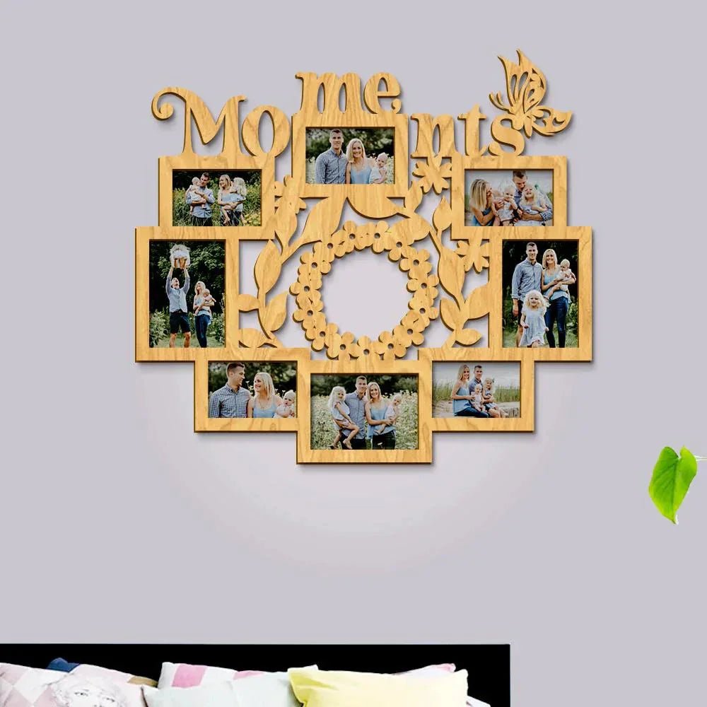 Moments Oak Brown Hanging Photo Frame - All India Decor