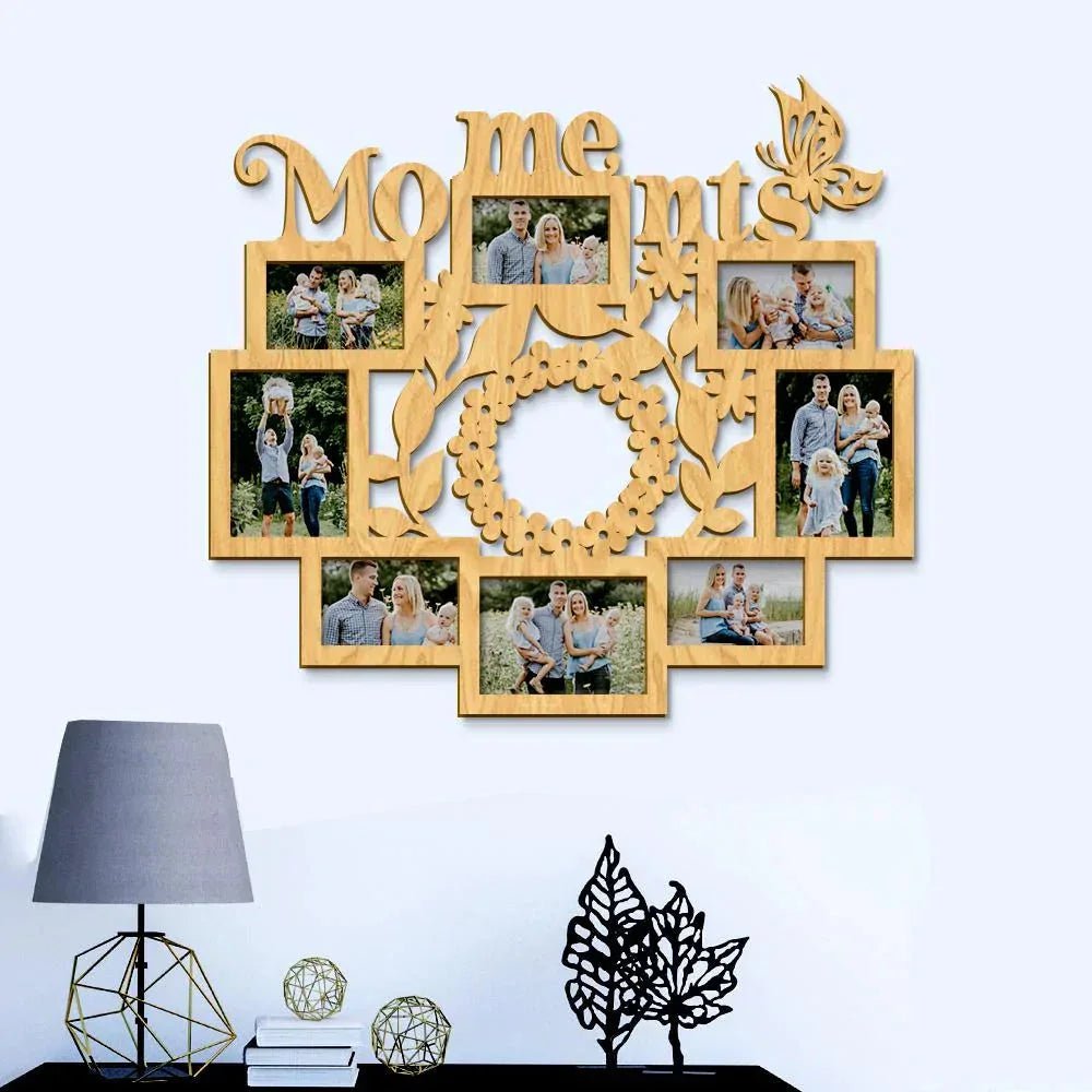 Moments Oak Brown Hanging Photo Frame - All India Decor