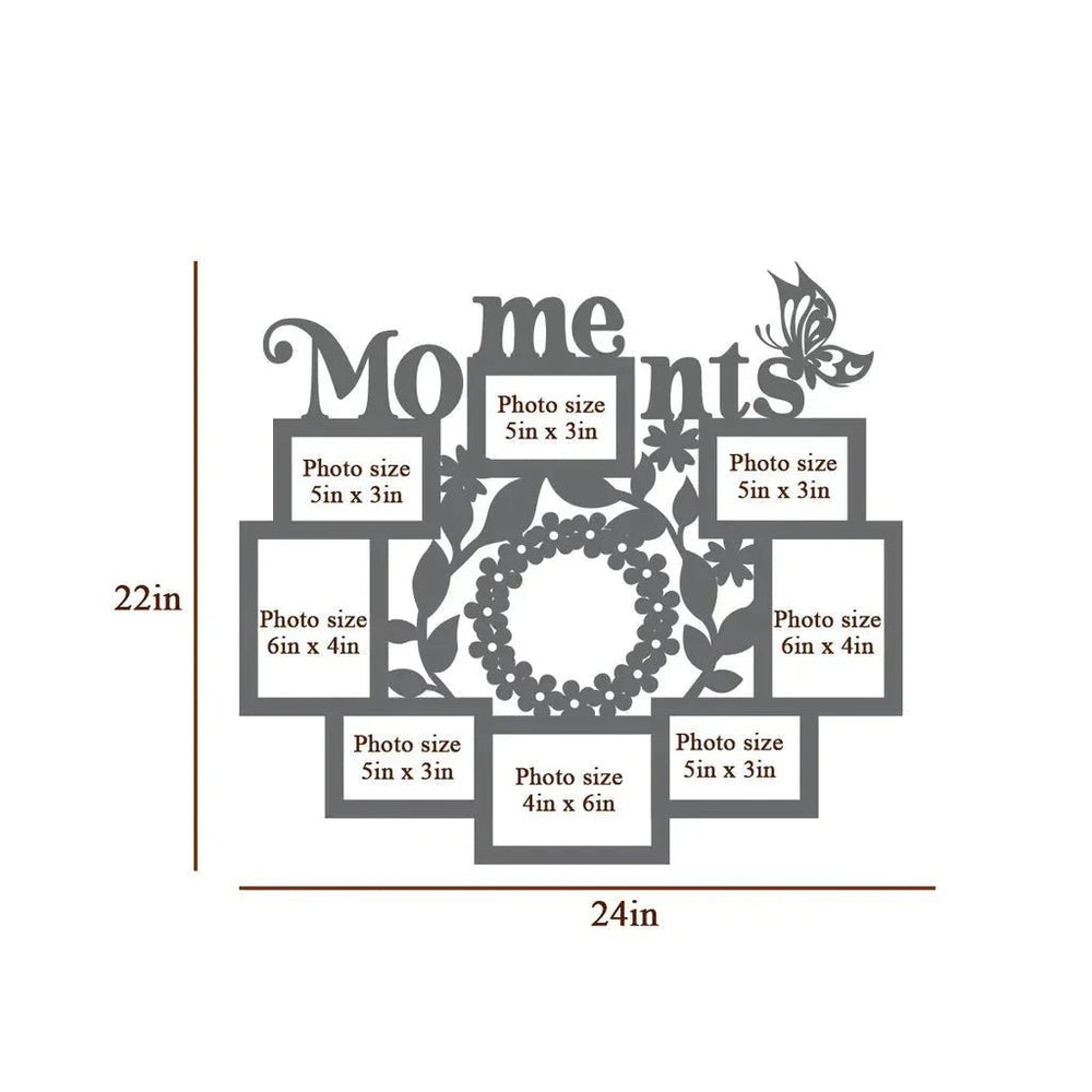 Moments Oak Brown Hanging Photo Frame - All India Decor