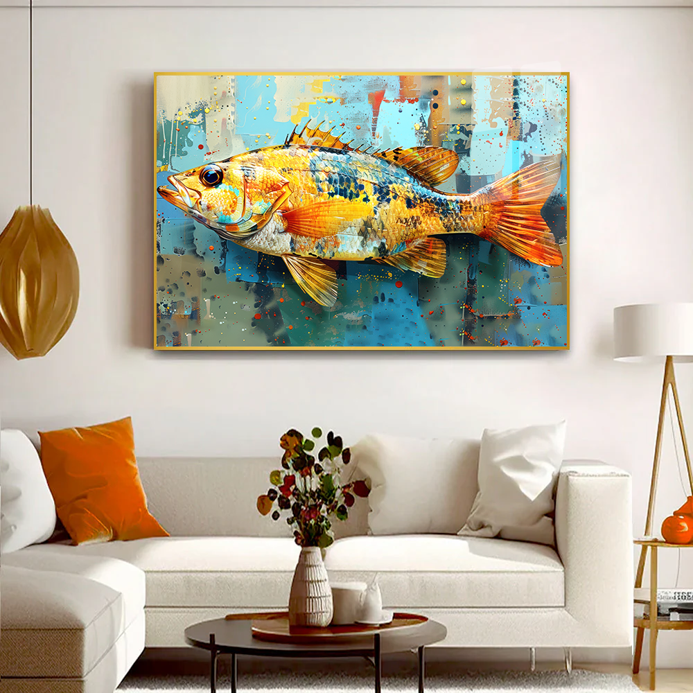 Calming Fish Acrylic Wall Paintings & Arts