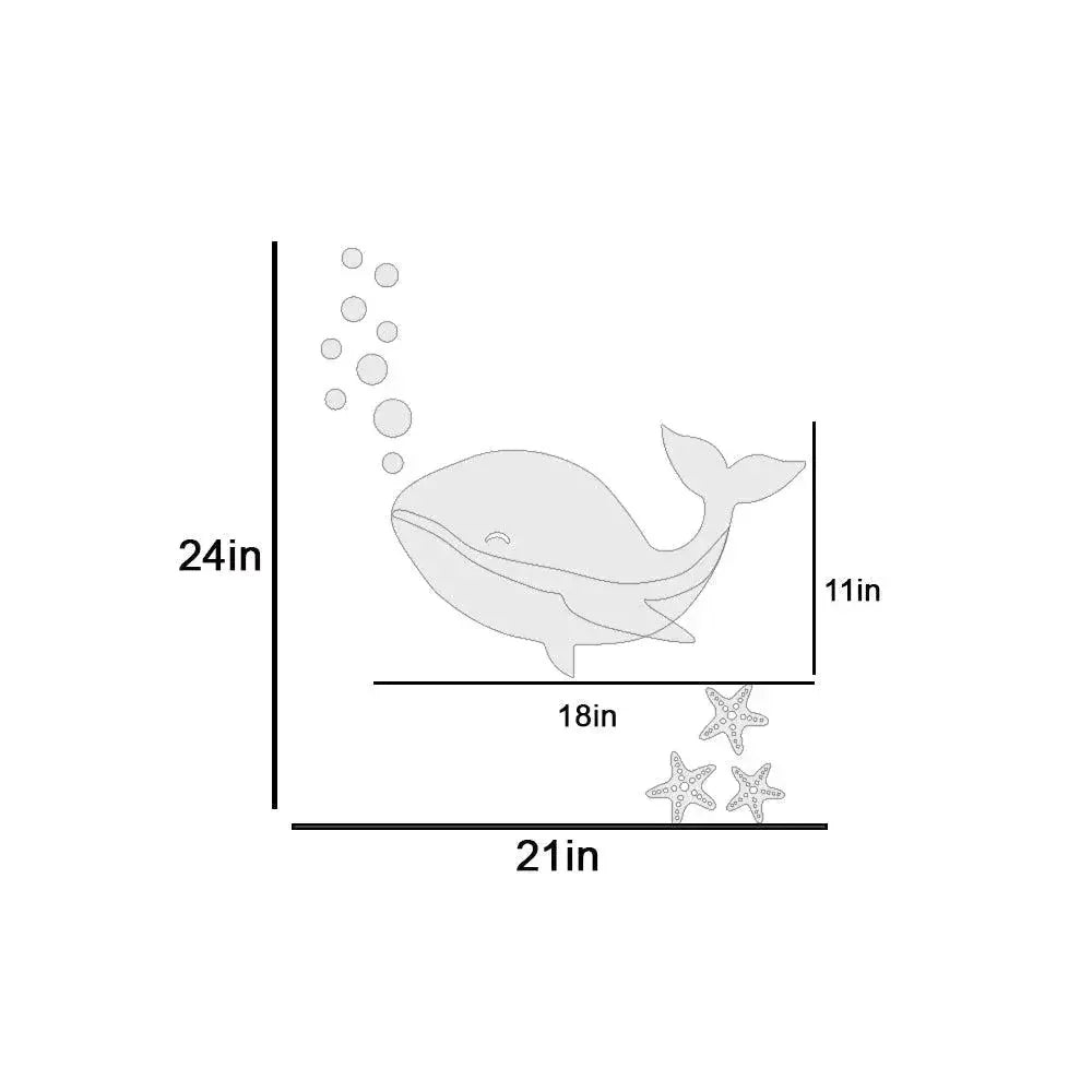 Baby Dolphin Backlit Wooden Wall Décor - All India Decor