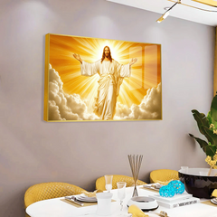 Courageous Faith Jesus Acrylic Wall Paintings & Art