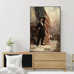 Abraham Lincoln (1809 - 1856) Framed Wall Art - All India Decor