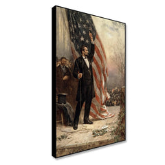 Abraham Lincoln (1809 - 1856) Framed Wall Art - All India Decor