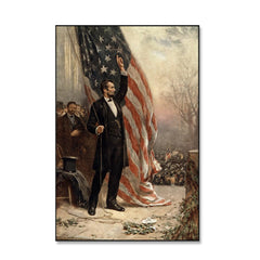 Abraham Lincoln (1809 - 1856) Framed Wall Art - All India Decor