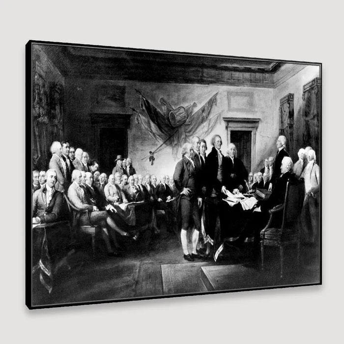 John Trumbull Freedom Declaration Framed Wall Art