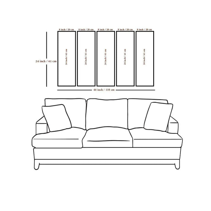 Imaginative World Split Wall Art Set of 5