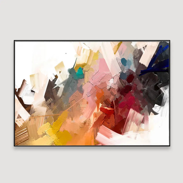 Vibrant Abstract Framed Wall Art