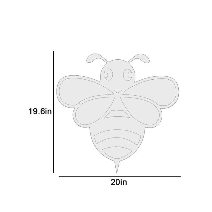Honey Bee Backlit Wooden Wall Décor