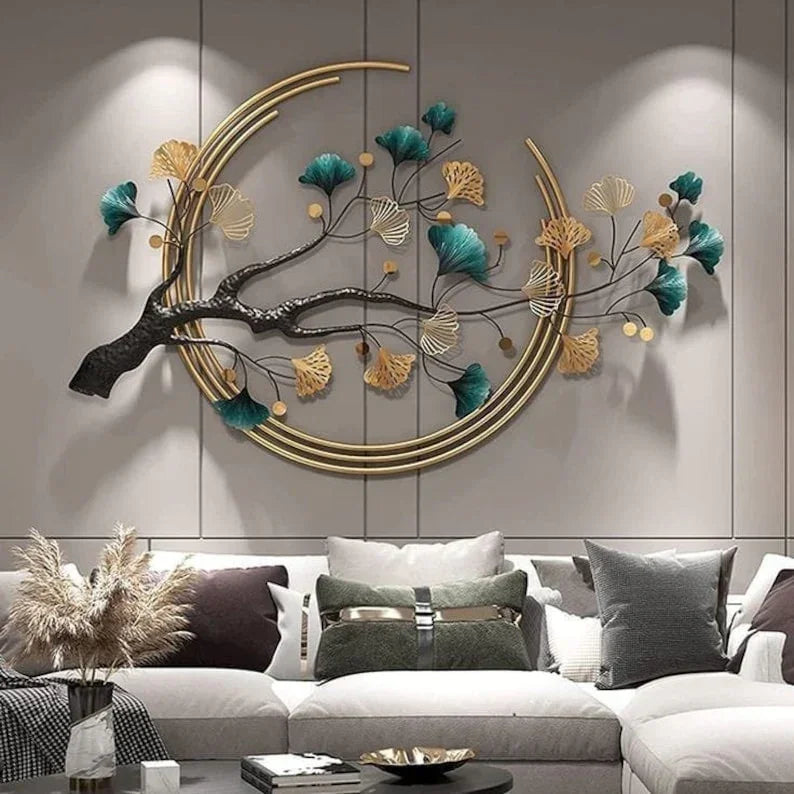 Tree In A Half Moon Wall Decor - All India Decor