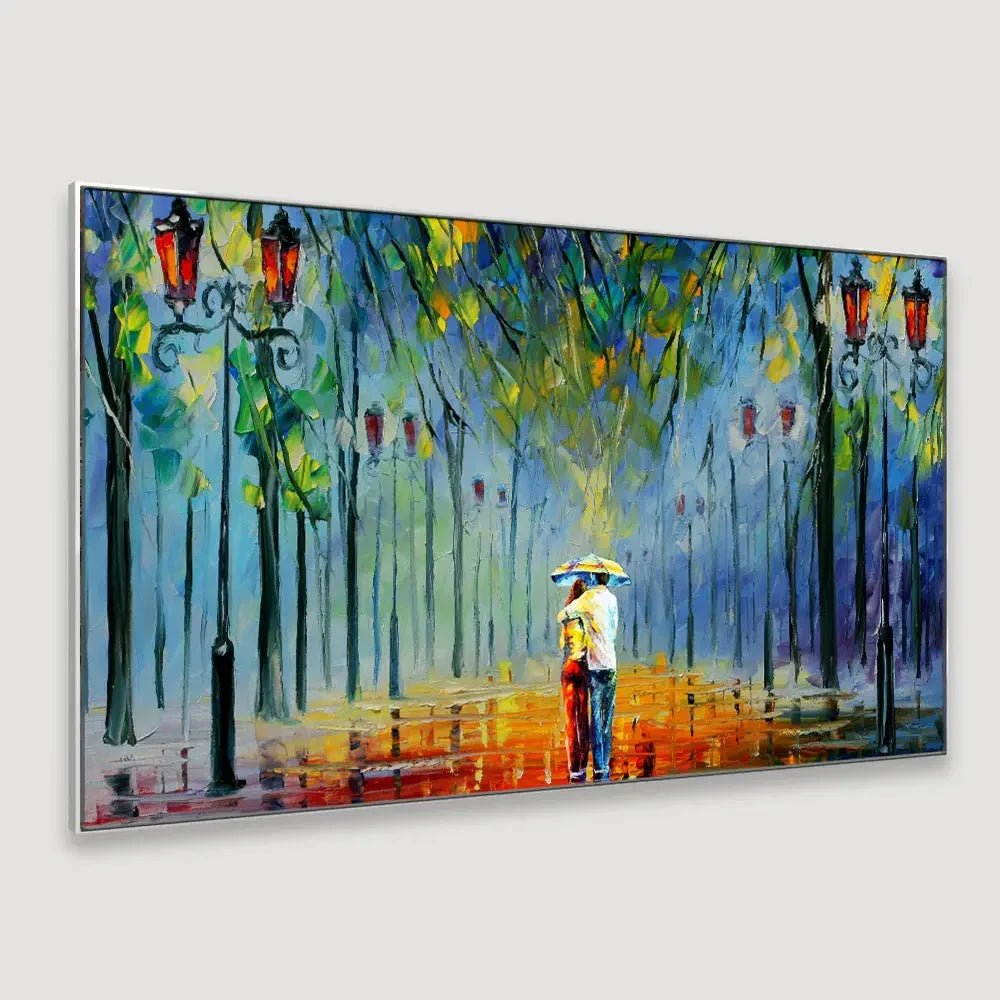 Couple Love Scenery Canvas Wall Hanging - All India Decor