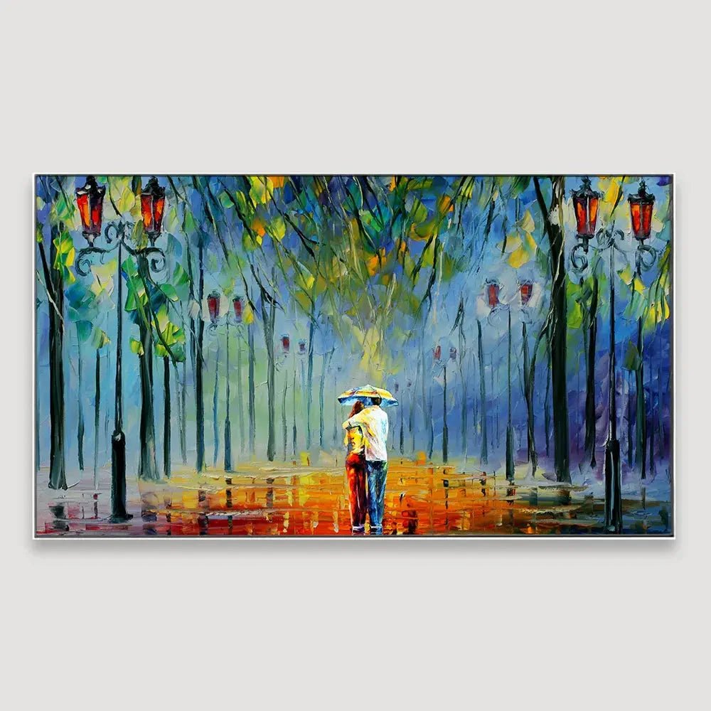 Couple Love Scenery Canvas Wall Hanging - All India Decor
