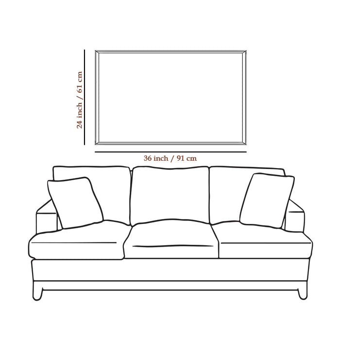 Serene Contemporary Wall Art Framed Wall Art