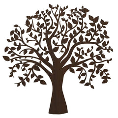 Glowing Tree Backlit wall Art / Night Light, Walnut Finish - All India Decor