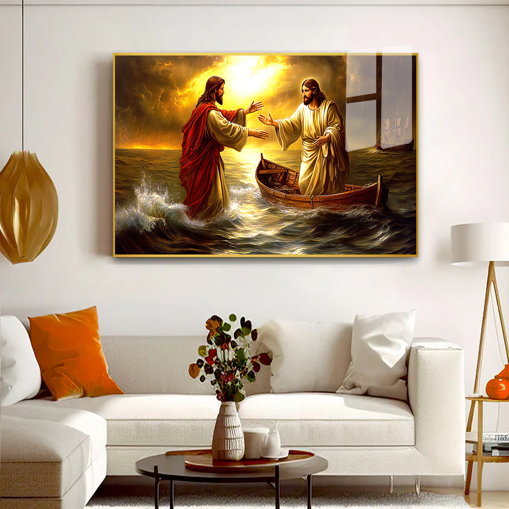 Sacred Heart Jesus Acrylic Wall Paintings & Art