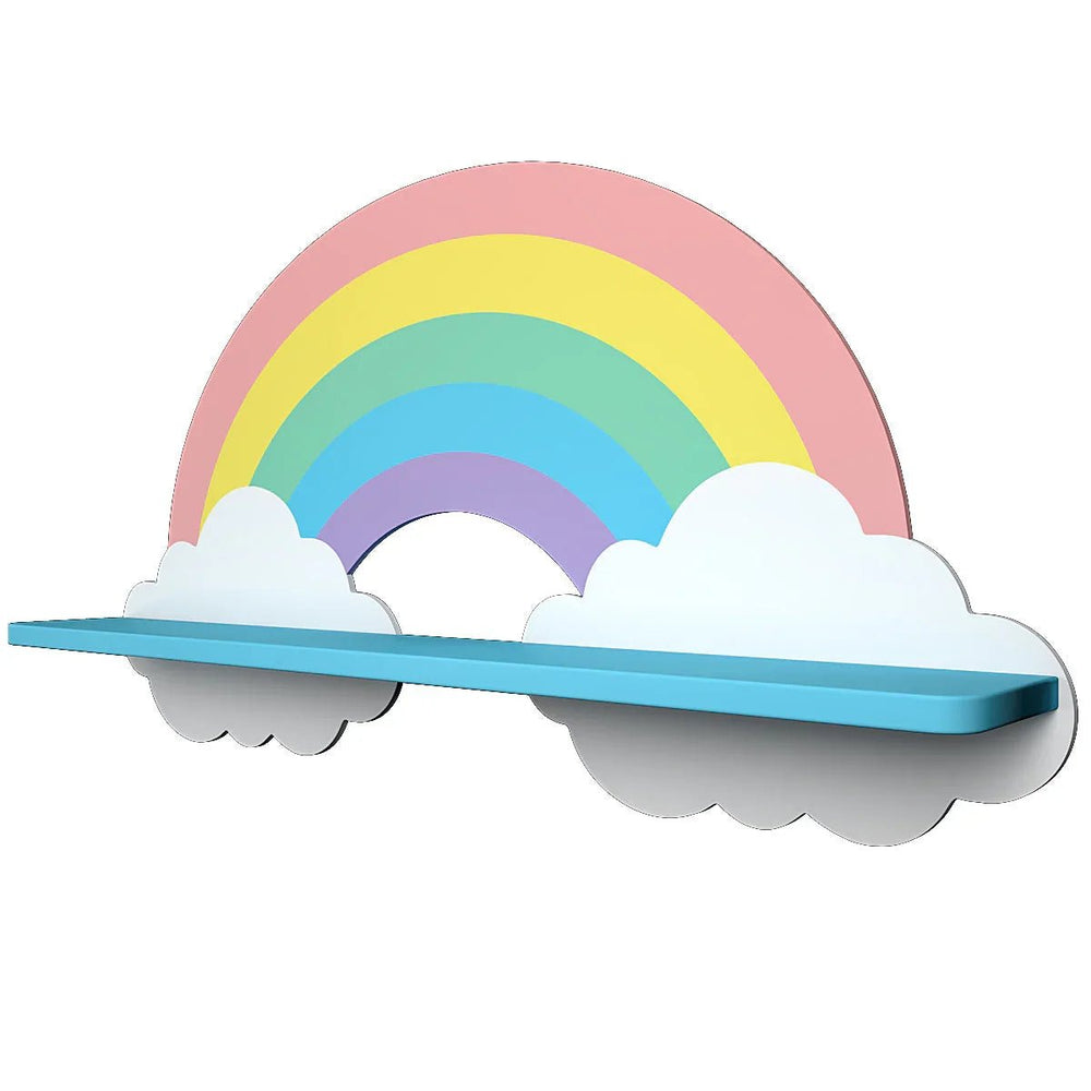 Rainbow Wooden Shelf for Kids - All India Decor