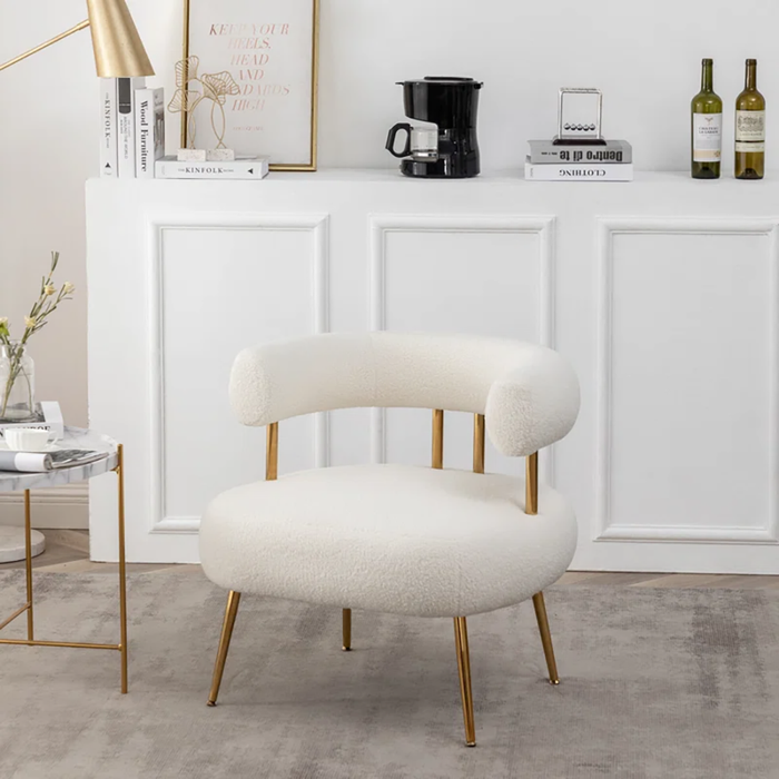 Beige Bonnita Accent Chair