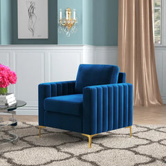 Blue Rafeal Lounge Chair - All India Decor