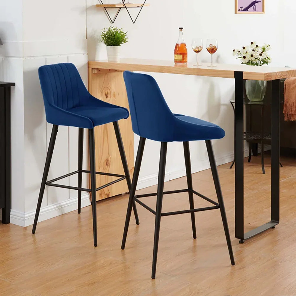 Blue Color Daulton Counter Stool - All India Decor