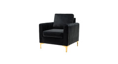 Black Rafeal Lounge Chair - All India Decor