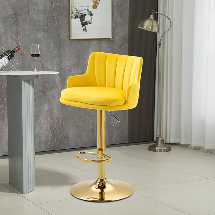 Musturd Color Oliver Bar Stool