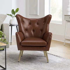 Brown Hedley Accent Chair - All India Decor