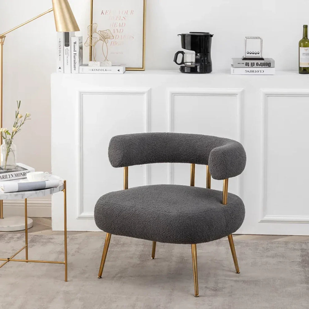 Grey Bonnita Accent Chair - All India Decor