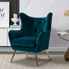 Teal Dawson Accent Chair - All India Decor