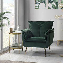 Green Fyn Accent Chair - All India Decor