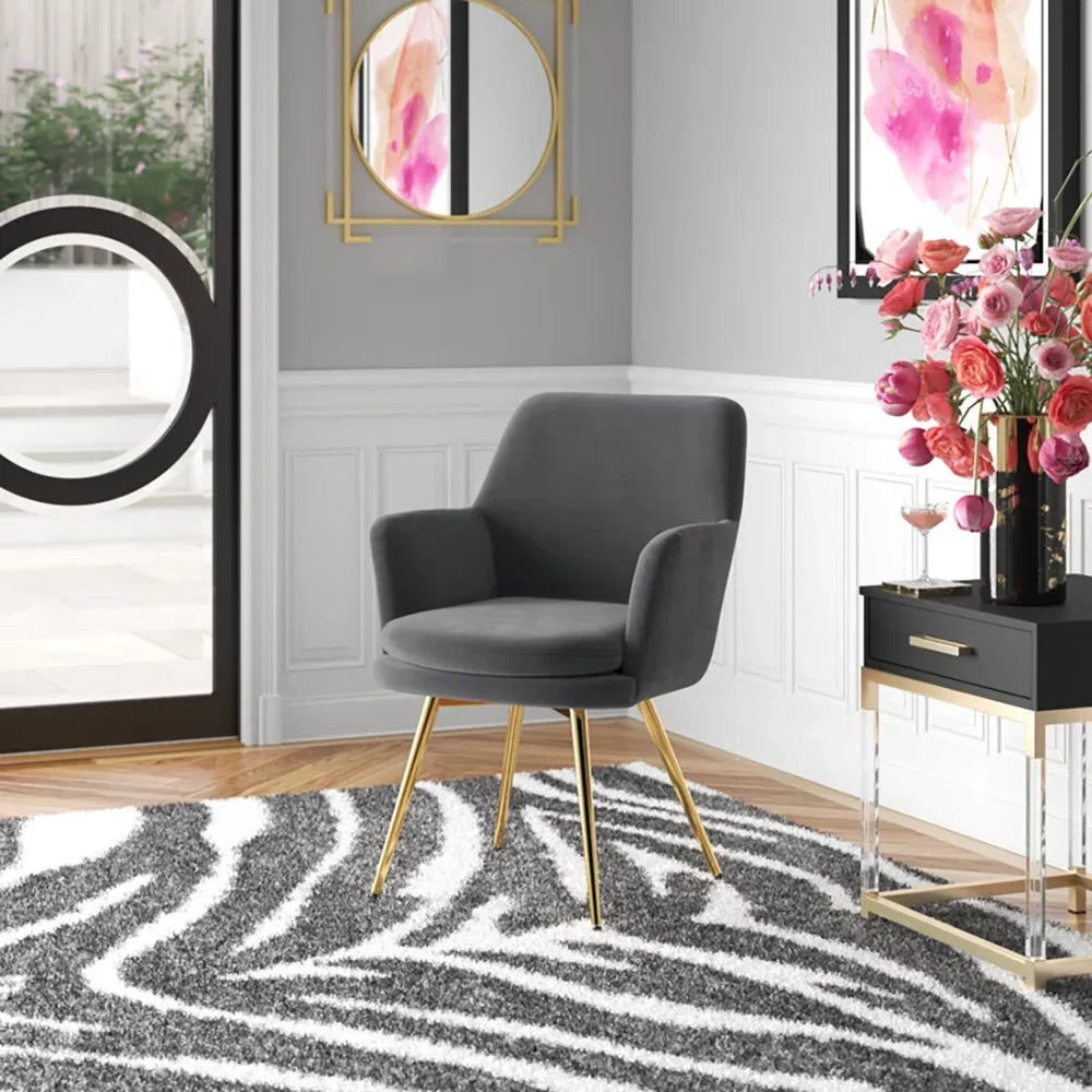 Grey Tonas Accent Chair - All India Decor