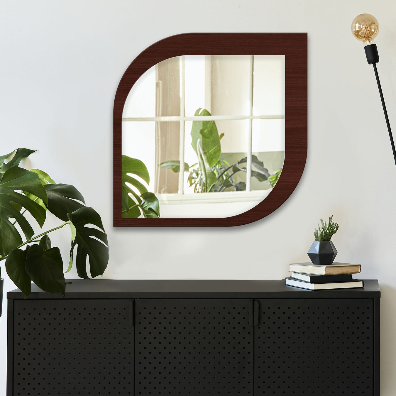 Wooden Wall Mirror