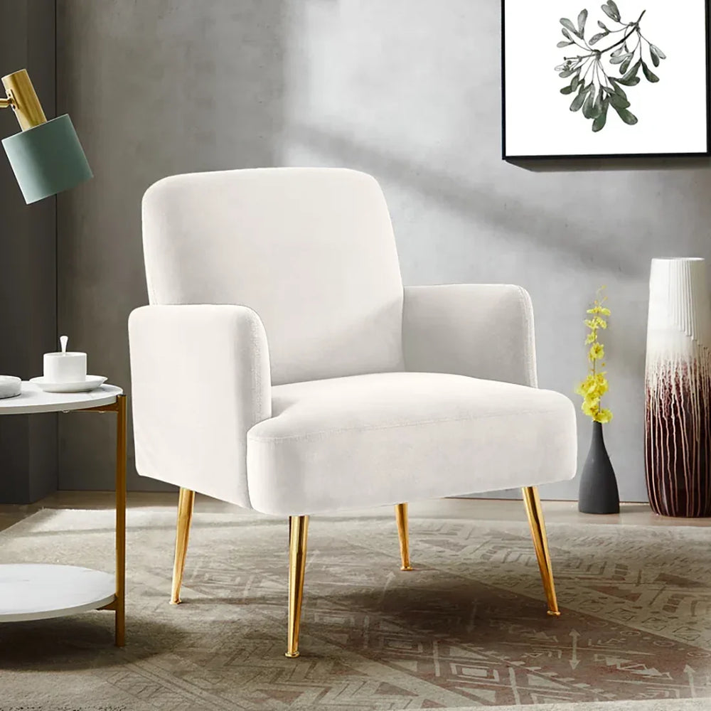 Cream Esme Accent Chair - All India Decor