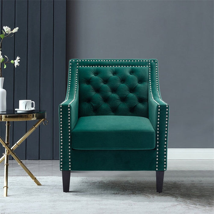 Green Asaria Accent Chair