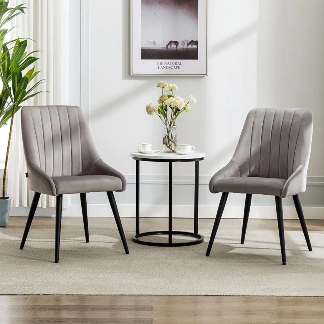 Grey Nico Side Chair