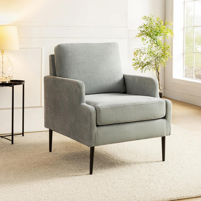 Light Grey Damone Accent Chair