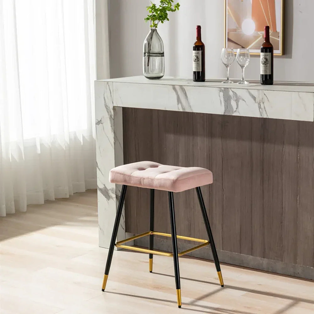 Pink Color Julio Counter Stool - All India Decor