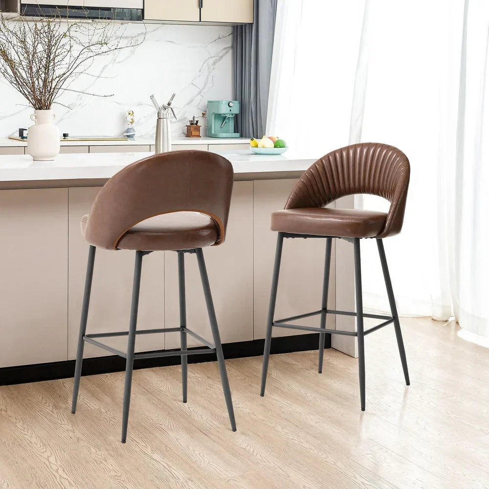 Brown Elmore Bar Stool - All India Decor