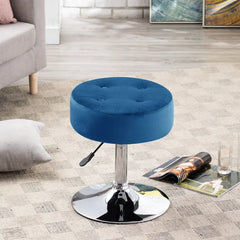 Blue Color Deria Vanity Stool - All India Decor