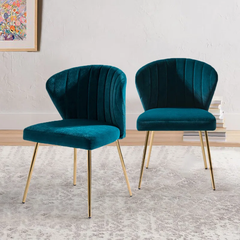 Teal Chimene Accent Chair