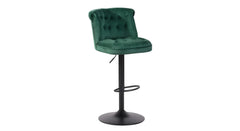 Green Color Cellan Swiel Adjustable Bar Stool - All India Decor