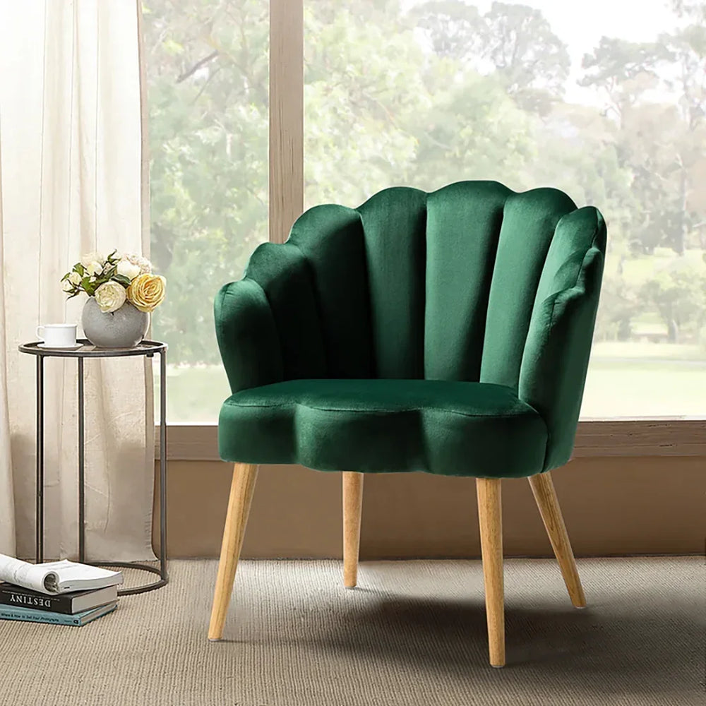 Green Rae Accent Chair - All India Decor