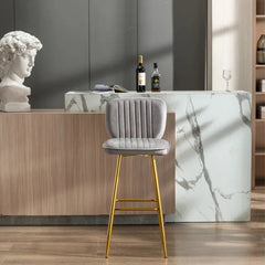 Gray Color Rafael Bar Stool - All India Decor